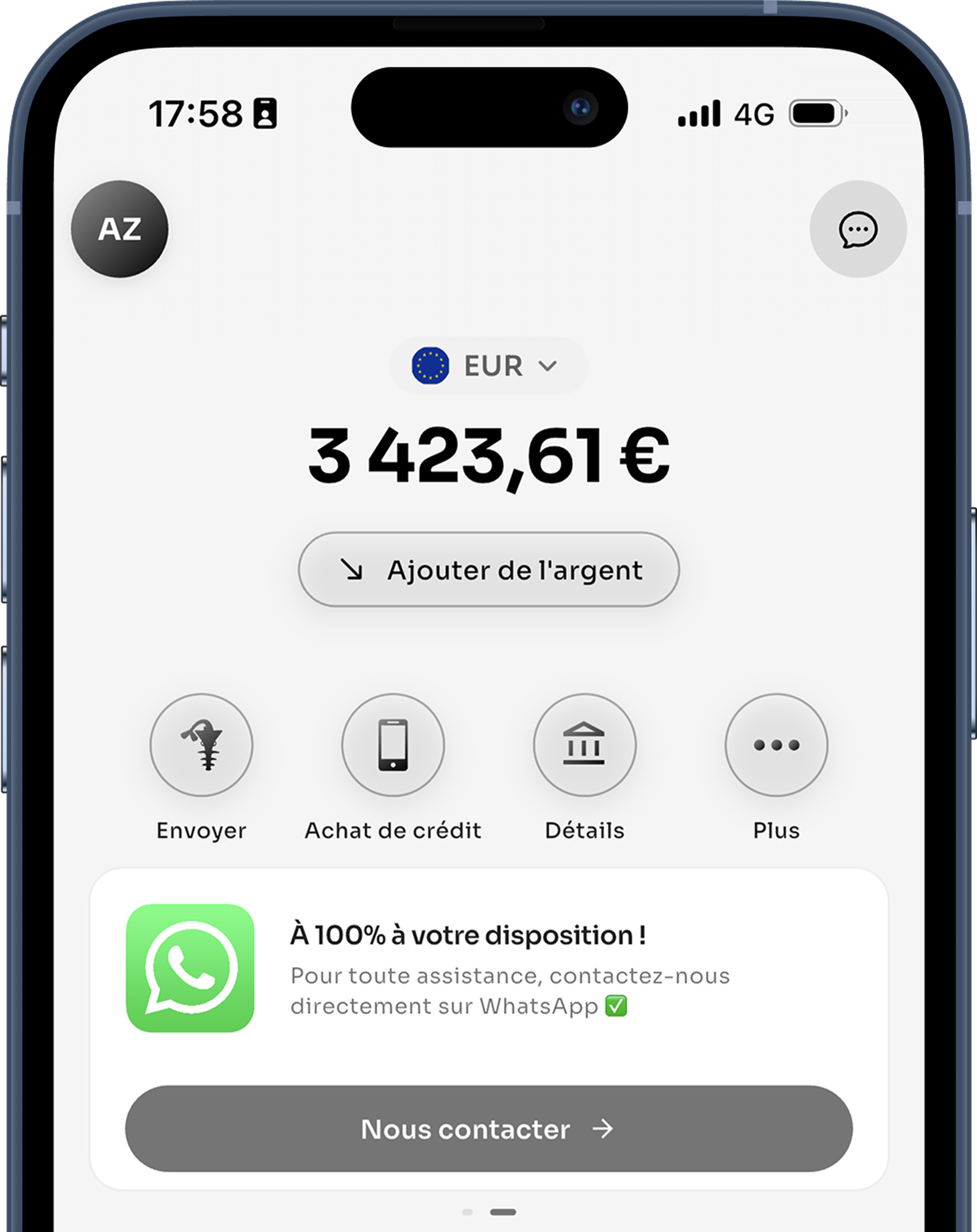 Application Sako sur un smartphone